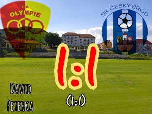 FK Olympie Březová : SK Český Brod z.s. 1:1 (1:1)